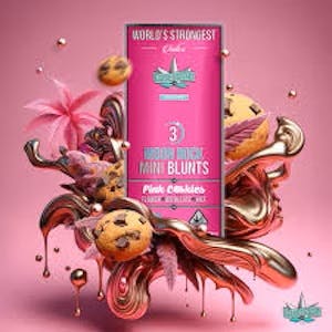 Photograph of product: Pink Cookies Moon Rock Mini Blunts TH-oui Design x Presidential (3 x 0.7g) - 2.1g - 