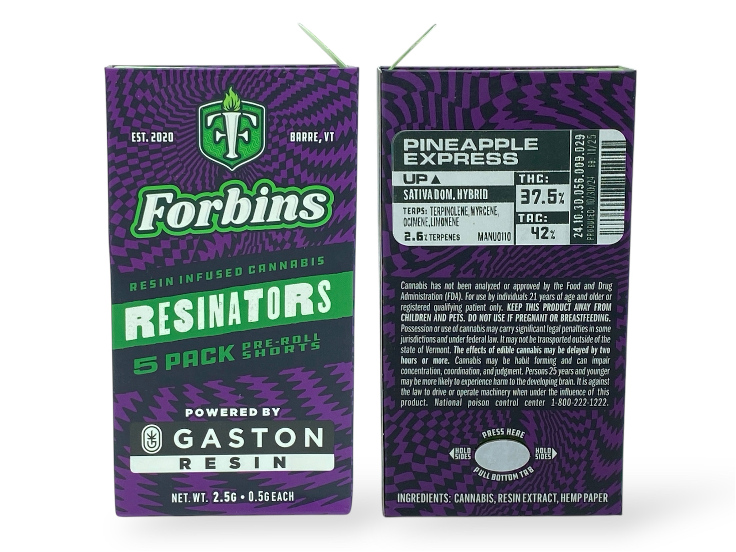 Photograph of product: Pineapple Express - Resinators Dogwalker 5 Pack