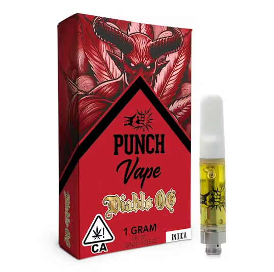 Photograph of product: [Punch] Distillate Cartridge - 1g - Diablo OG (I)
