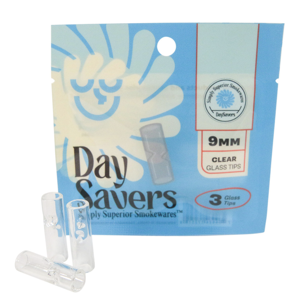 Photograph of product: Day Savers | Rolling Supplies | Glass Tips | 3pk