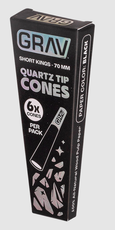 Photograph of product: Cones - Quartz Tip - Short King 70mm - 6pk