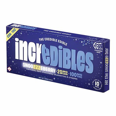 Photograph of product: Snoozzzeberry | 5:1 TH-oui:CBN | Chocolate Bar