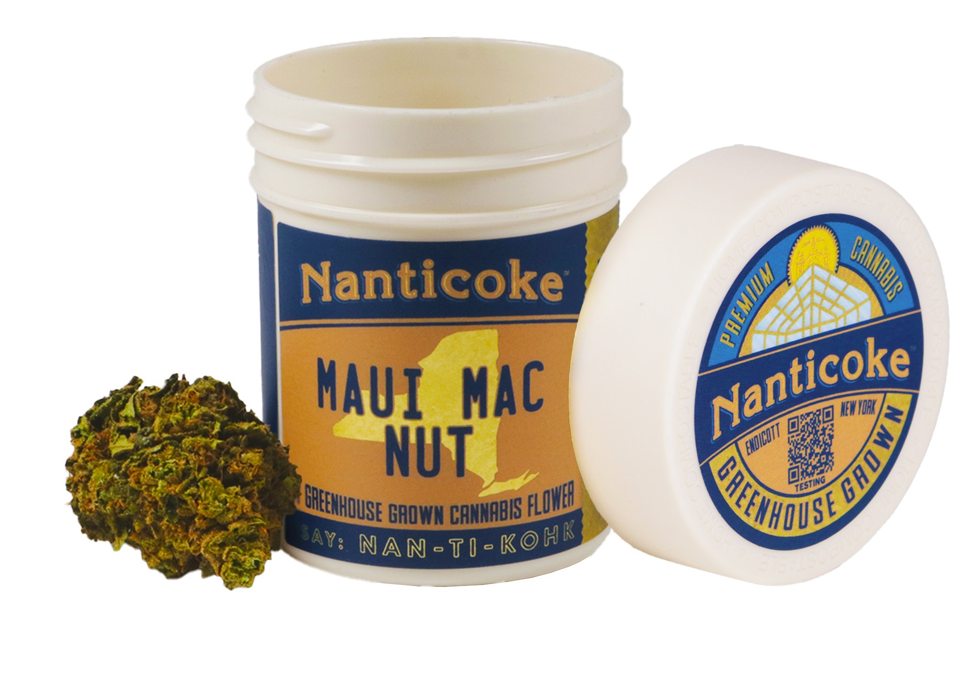 Photograph of product: Nanticoke | Maui Mac Nut | Greenhouse Grown Flower | 3.5g
