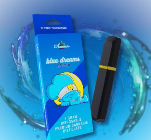 Photograph of product: Amnesia - Disposable - Blue Dream