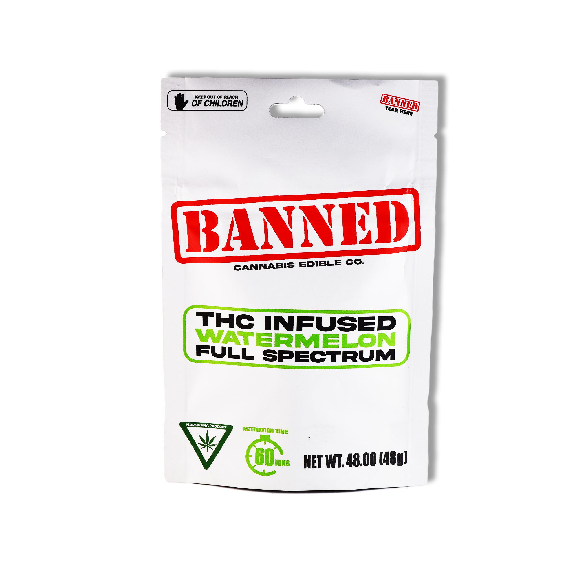 Photograph of product: Banned | Watermelon Gummy Clusters | 4x50mg | 200mg