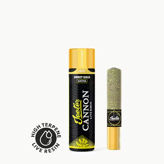 Photograph of product: 1.3G - SWEET GOLD- LIVE RESIN INFUSED - CANNON