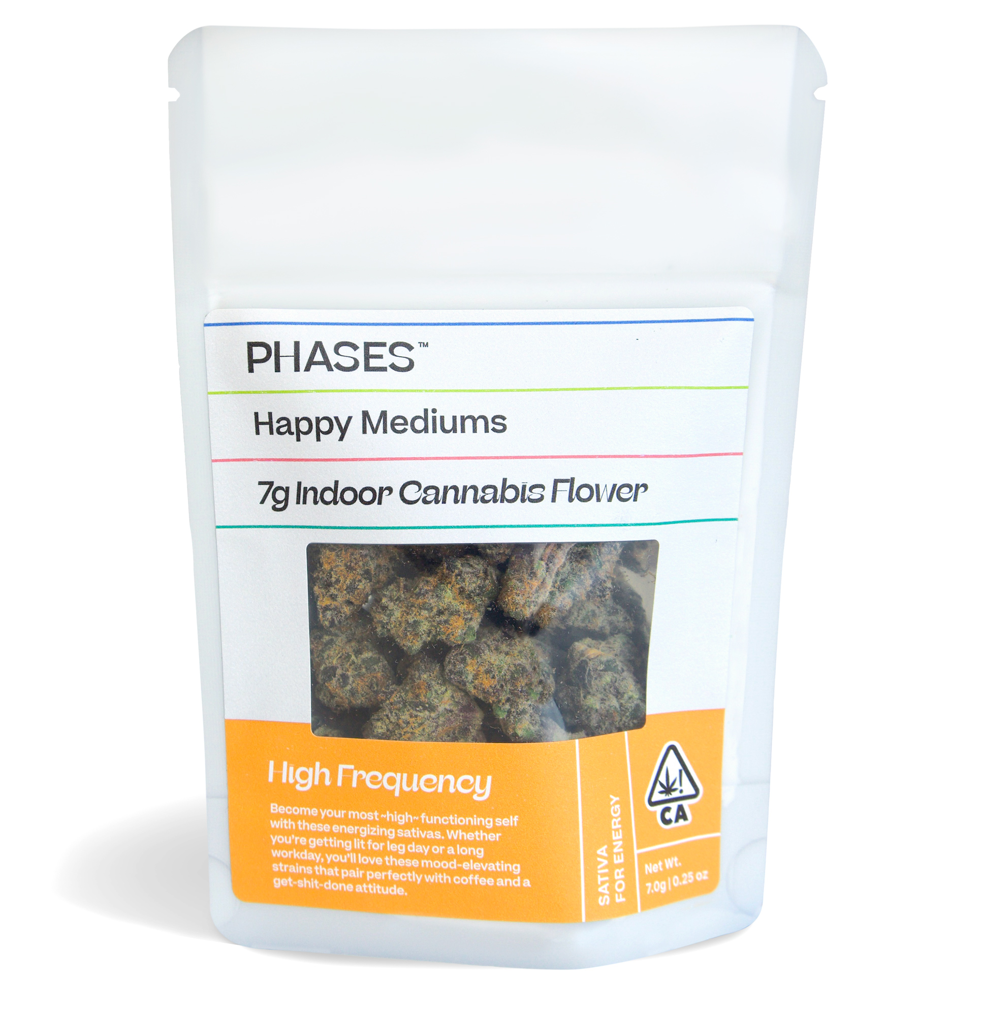 Photograph of product: Phases | High Frequency | Super Berry Crush | Happy Mediums | Indoor Flower | 1/4oz - 7g