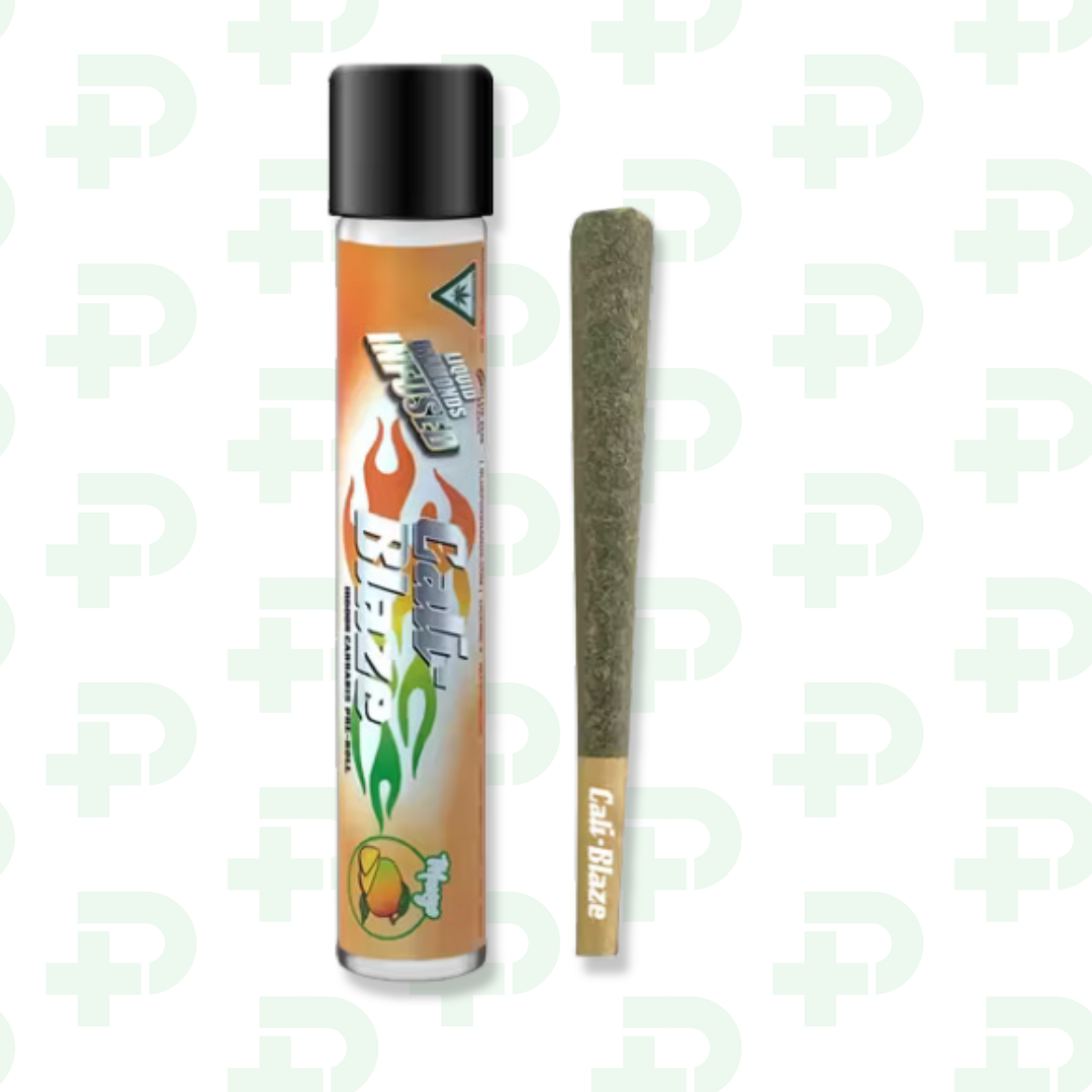 Photograph of product: Cali Blaze Infused Preroll - Oui'd - Mango