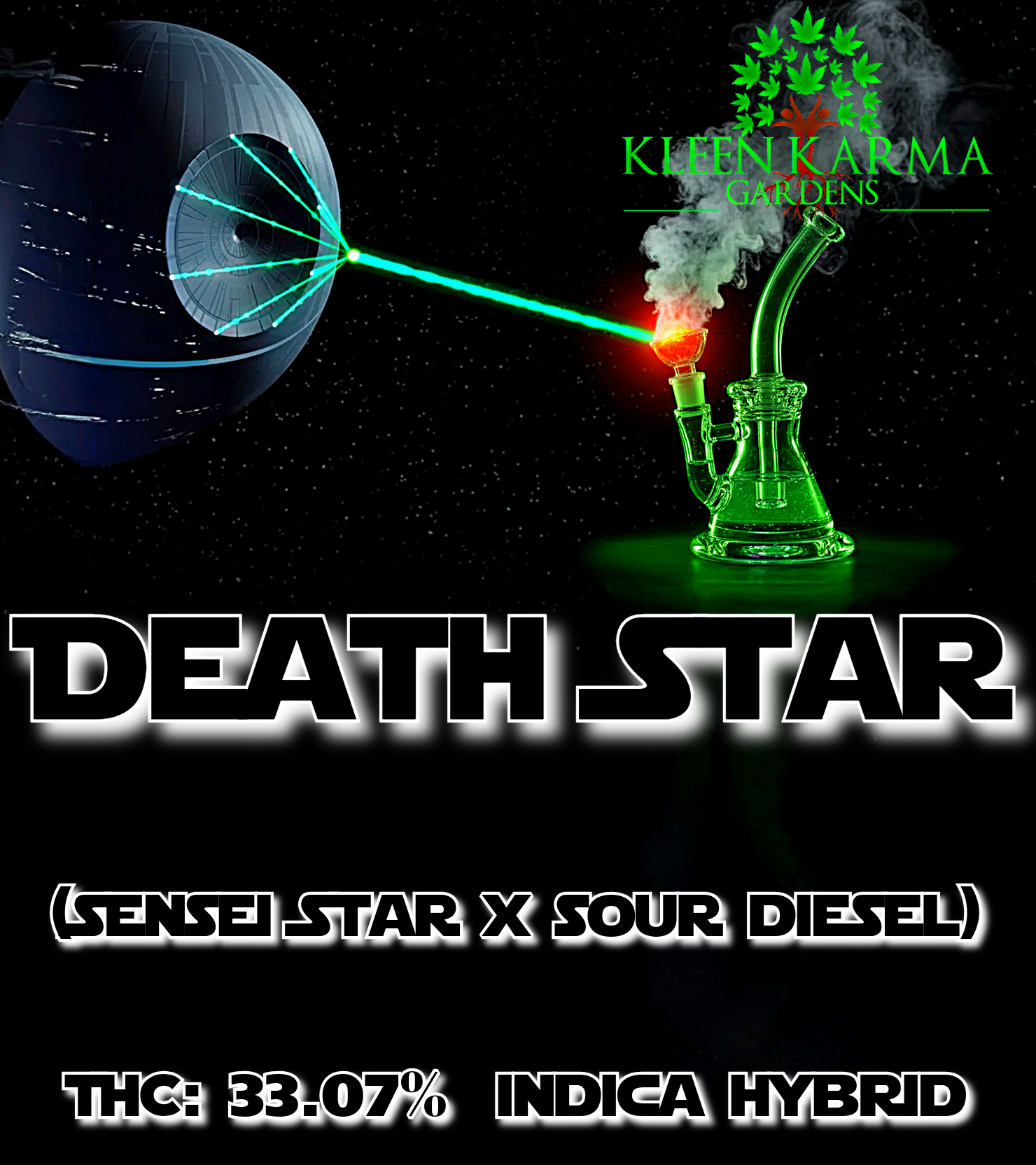 Photograph of product: Death Star (Kleen Karma Gardens) - 28g