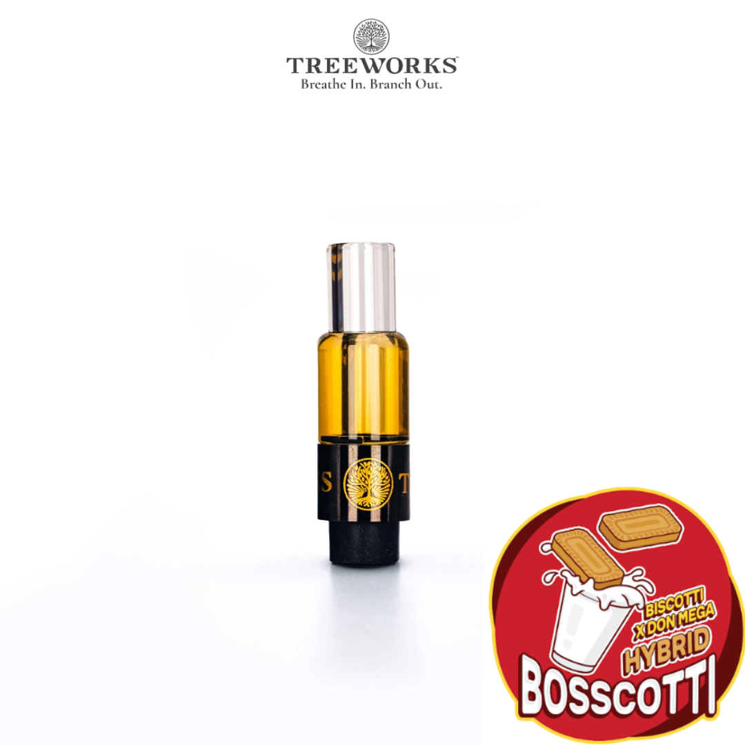 Photograph of product: Bosscotti - 0.5g Live Rosin Cartridge - Treeworks