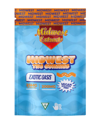 Photograph of product: Midwest Extracts Exotic Oasis Gummy 200mg