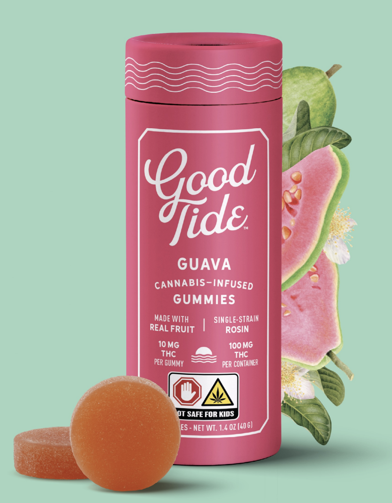 Photograph of product: Good Tide l Guava Rosin Gummies l 10pk l 100mg