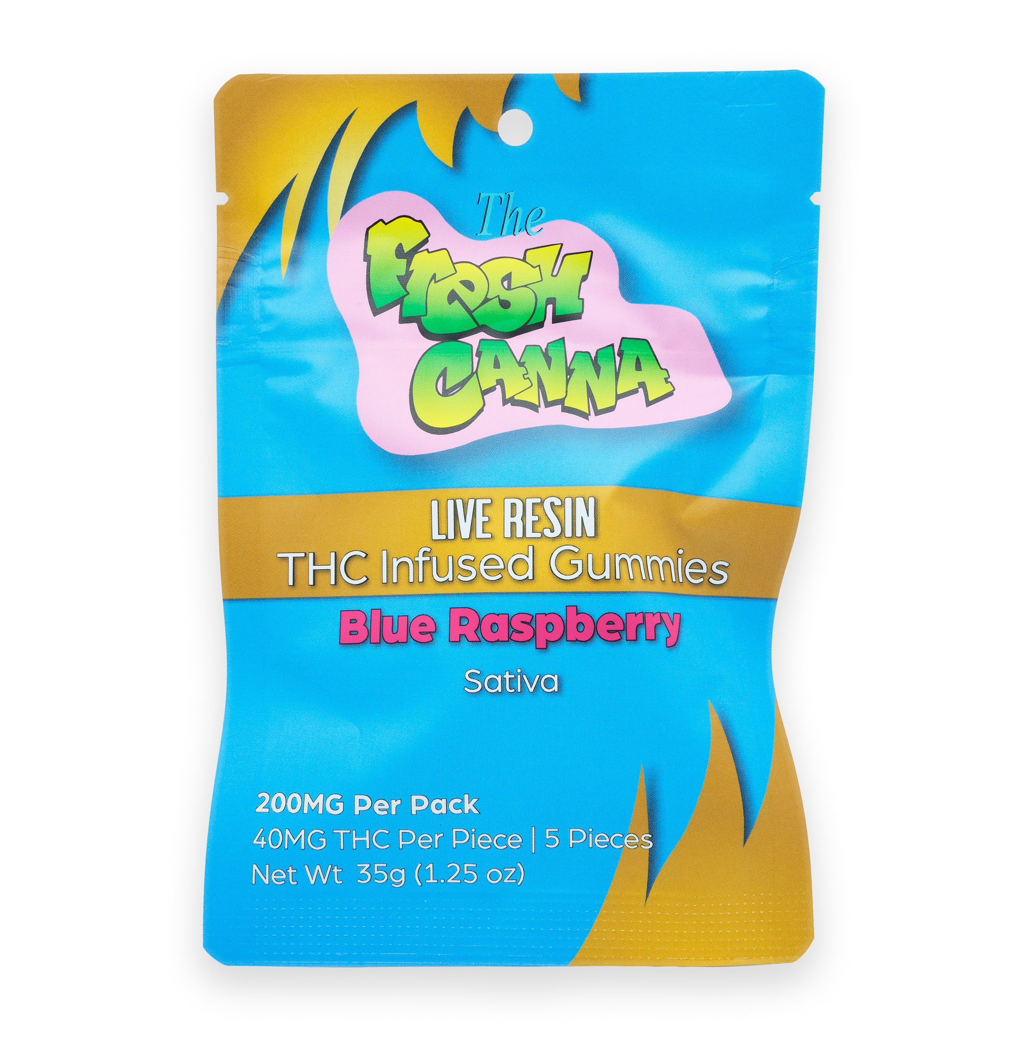 Photograph of product: Blue Raspberry | 200MG Live Resin Gummies