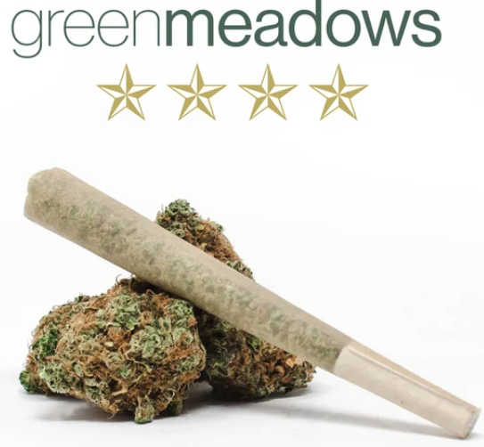 Photograph of product: Pre-Roll | Green Meadows | Mango Madness | 1g