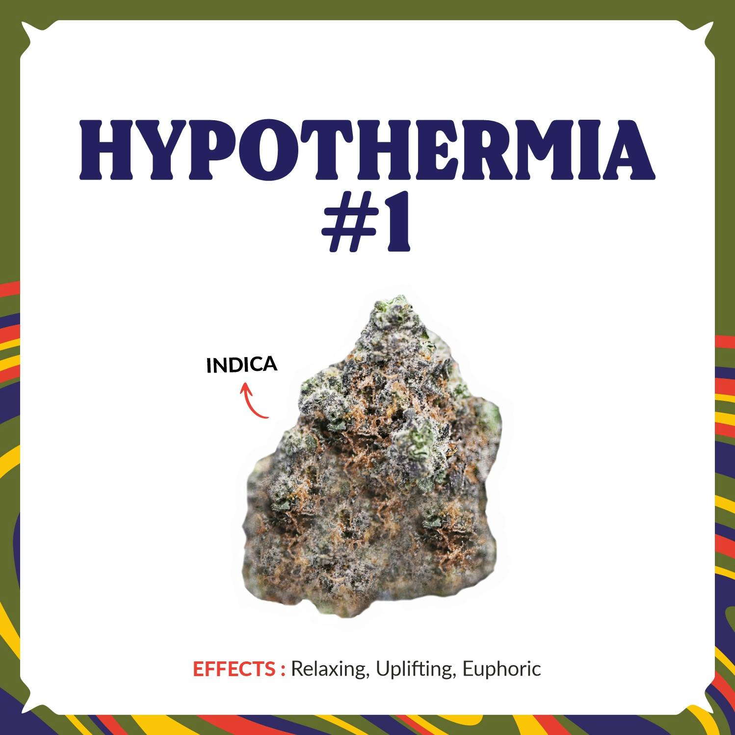 Photograph of product: Awssom Whole Flower (1/8 Oz) Hypothermia #1 (I) 00016