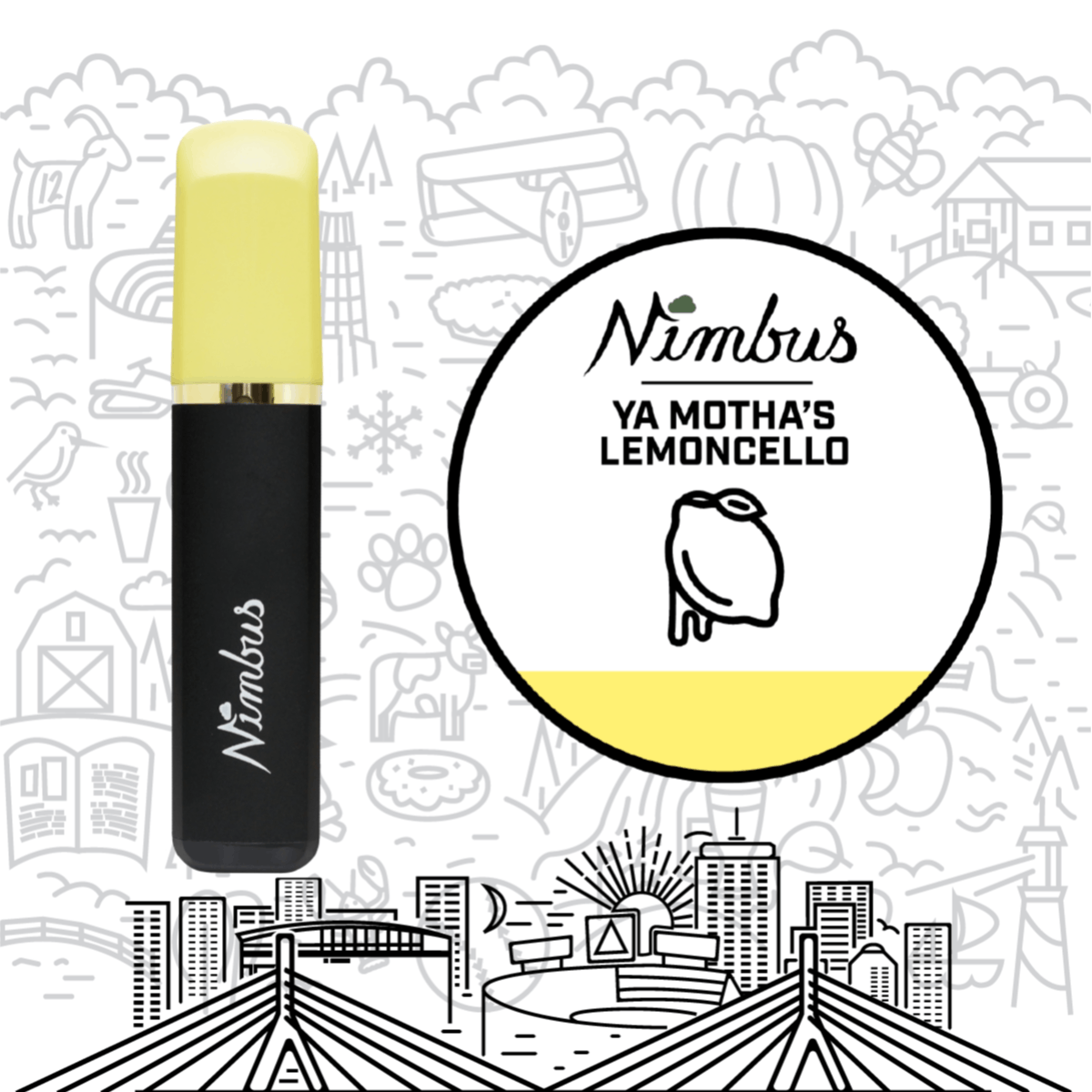 Photograph of product: Ya Motha's Limoncello | Disposable | 1G