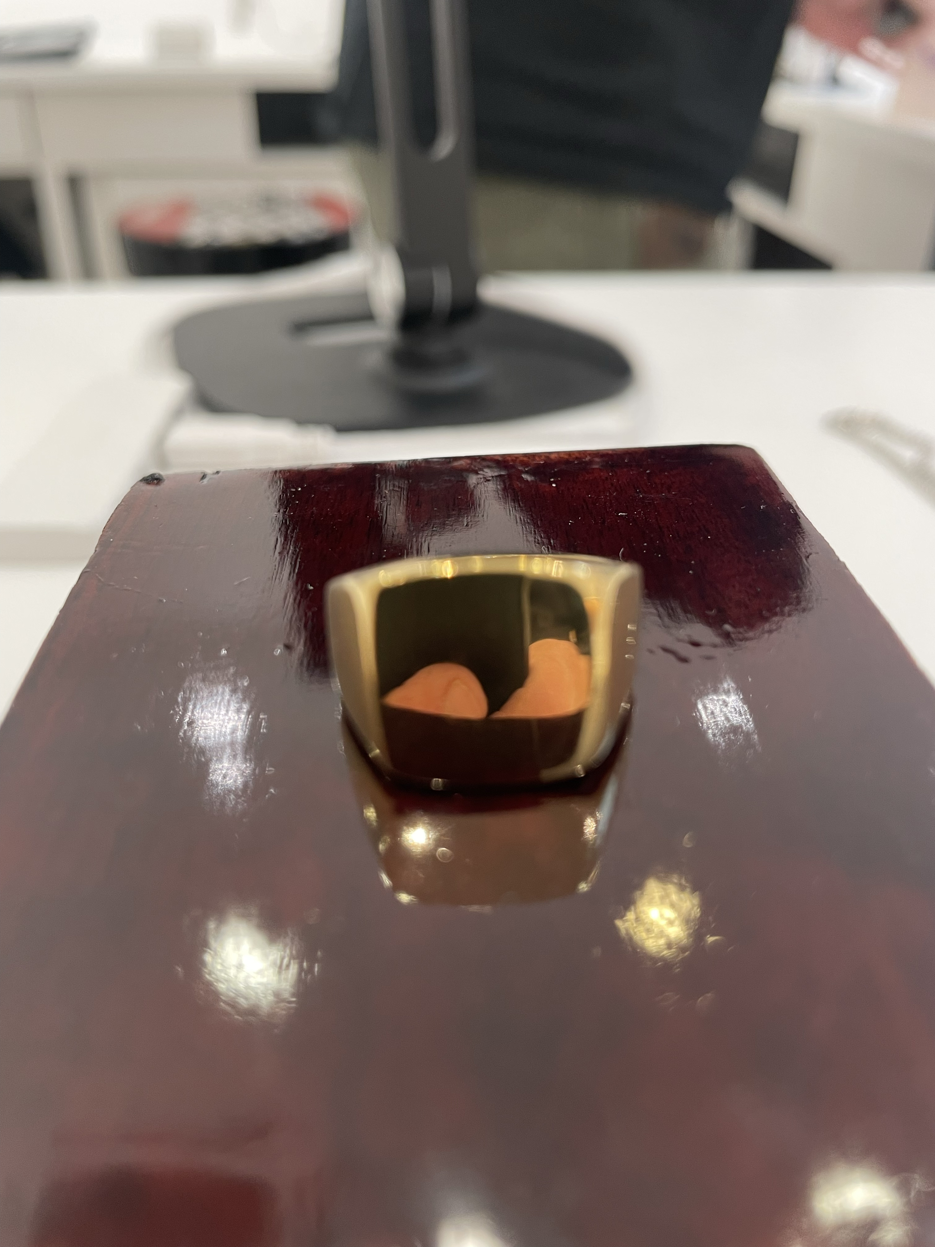 Photograph of product: Brooklyn or Bust | All Gold Ring
