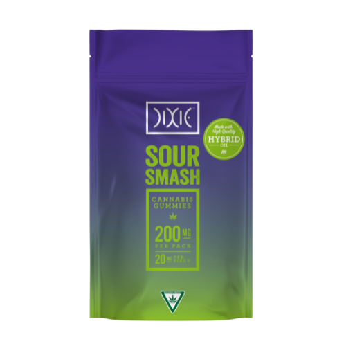 Photograph of product: Dixie | Sour Smash Gummies | 10x20mg | 200mg