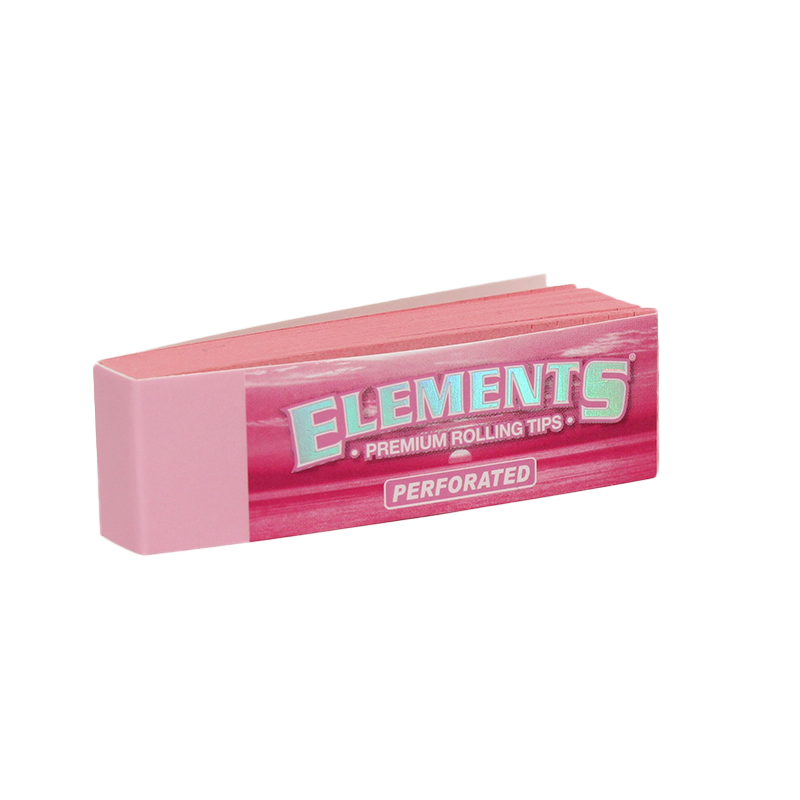 Photograph of product: Elements | Premium Perforated Pink Tips | 50 Pk
