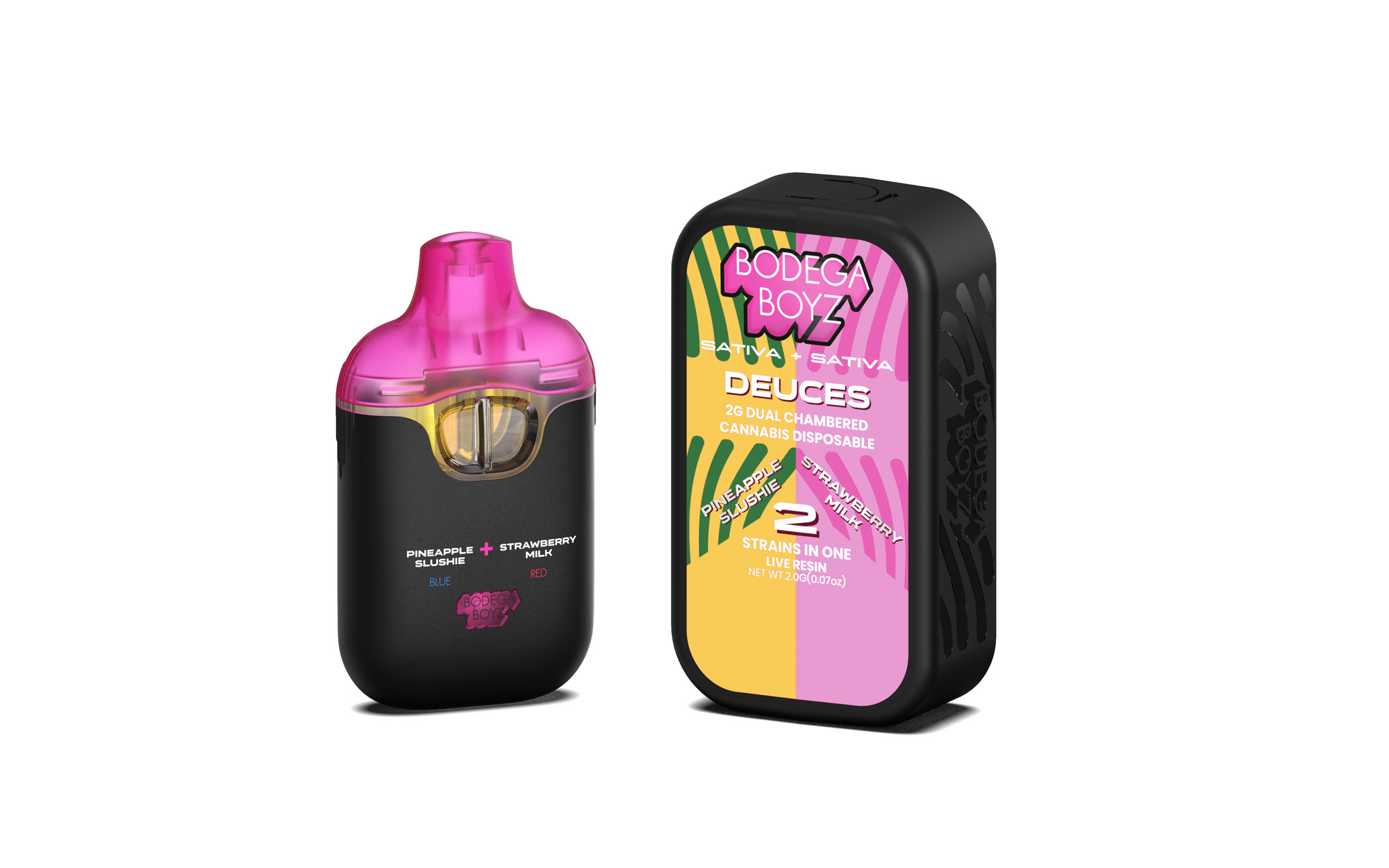 Photograph of product: Pineapple Slushie x Strawberry Milk AIO