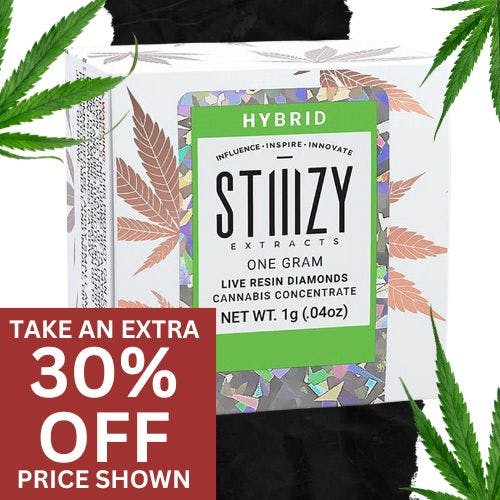 Photograph of product: Banana Milk (H) - 1g Live Resin Diamonds - Retail