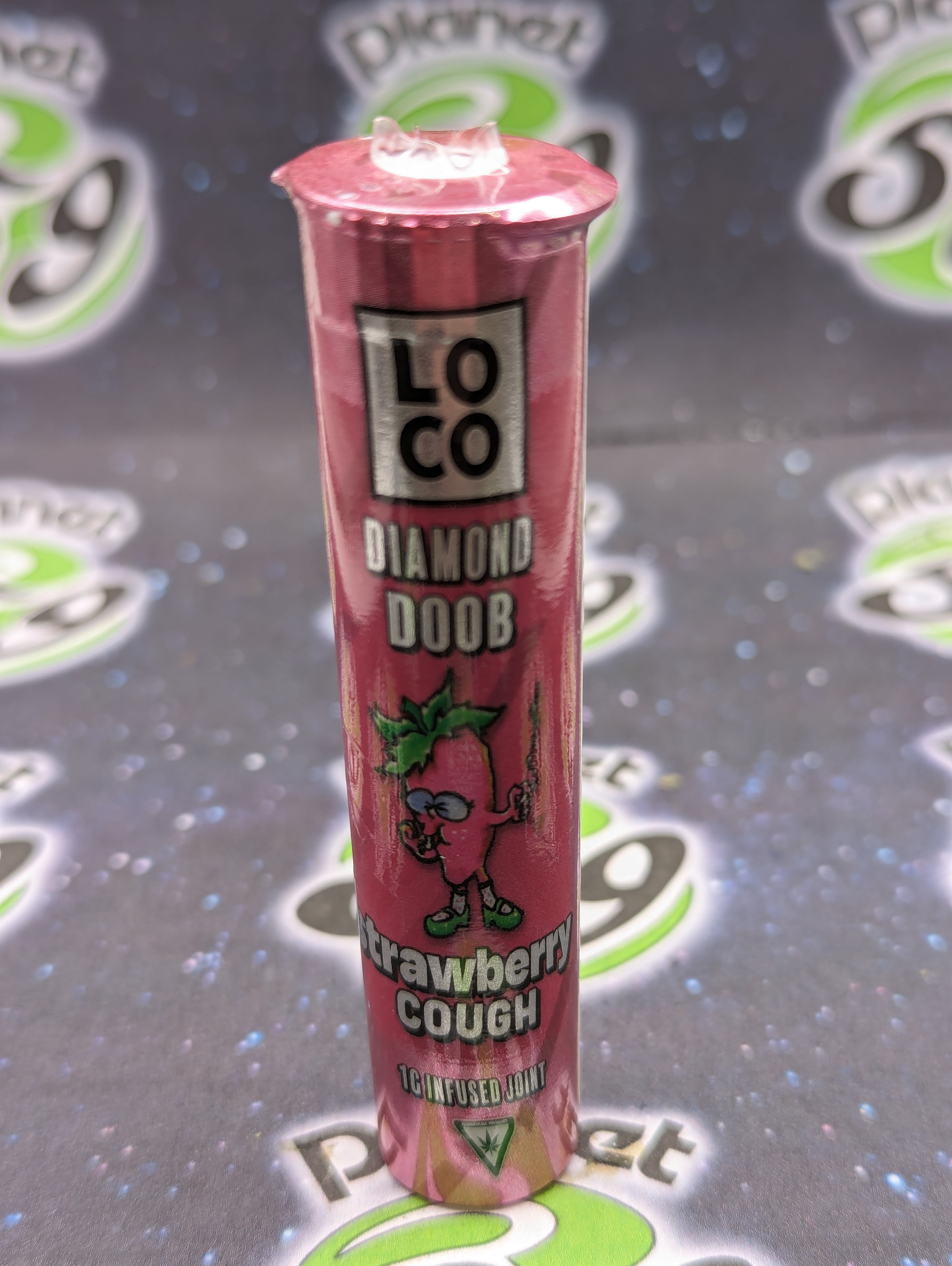 Photograph of product: LOCO Infused Joint 1g - Strawberry Cough