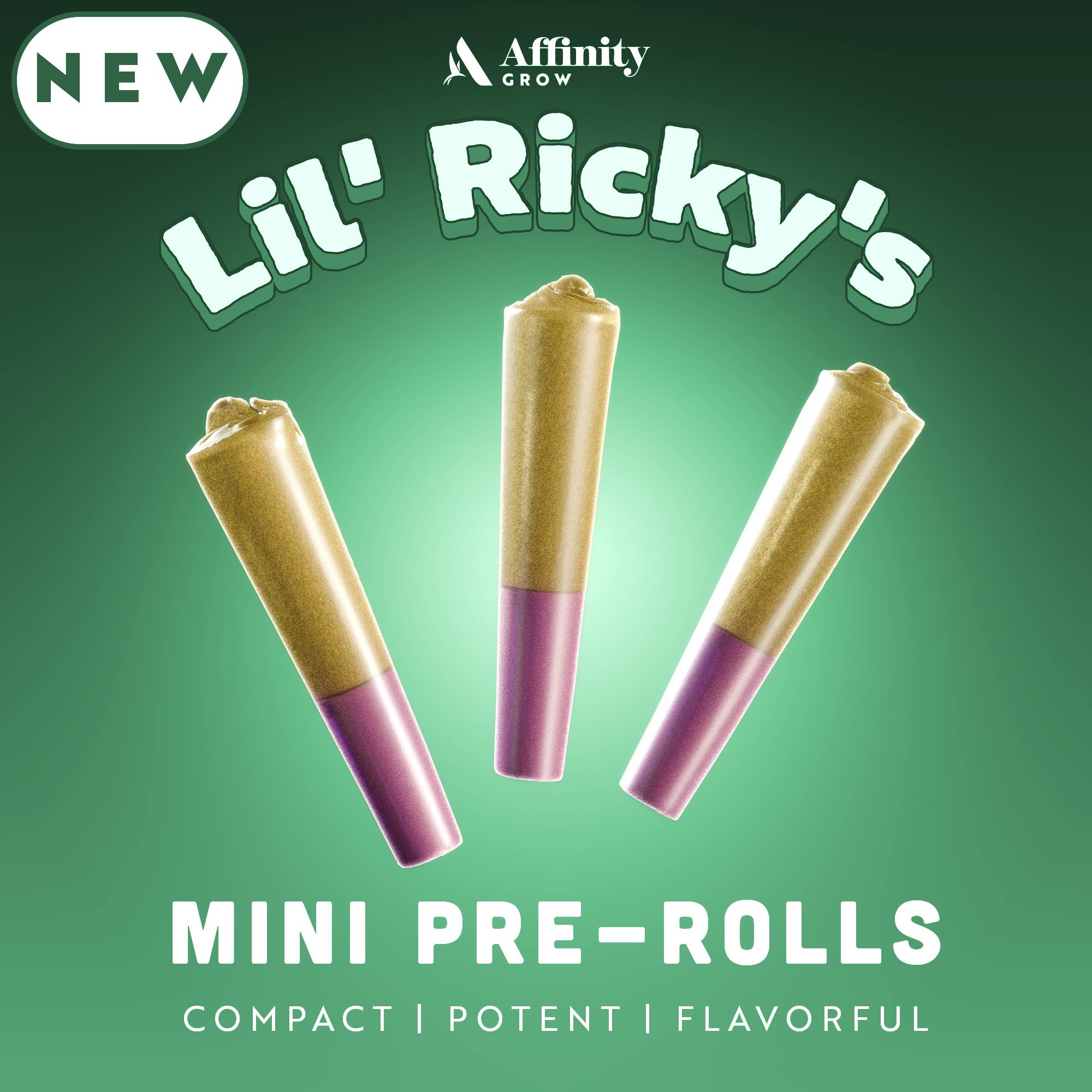 Photograph of product: Affinity PB Breath Lil' Ricky's (3 x 0.3g)
