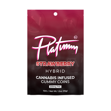 Photograph of product: Platinum Vape | Strawberry | 200mg Gummies