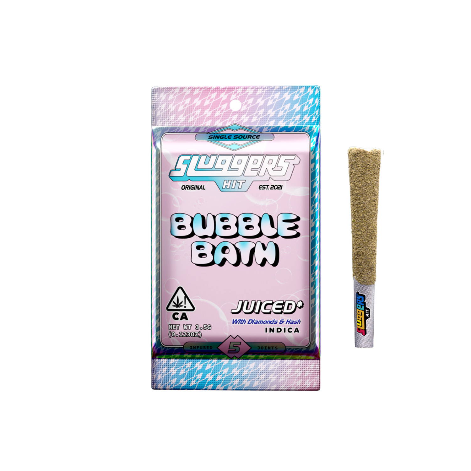 Photograph of product: Bubble Bath Infused Pre-Roll 0.7g x 5pk