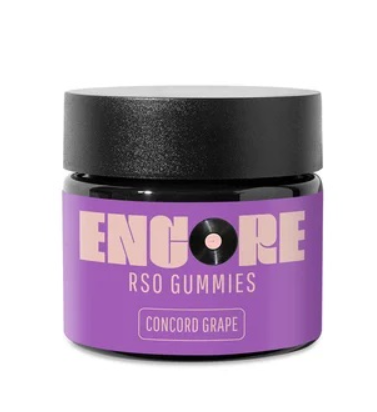 Photograph of product: Encore Grape (I) RSO Gummies 10mg 10pk