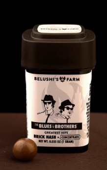 Photograph of product: Belushi Brick Hash - Cap Junky ~ Hybrid