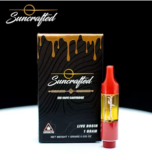 Photograph of product: Wedding Cake | 1g | Live Rosin Cartridge
