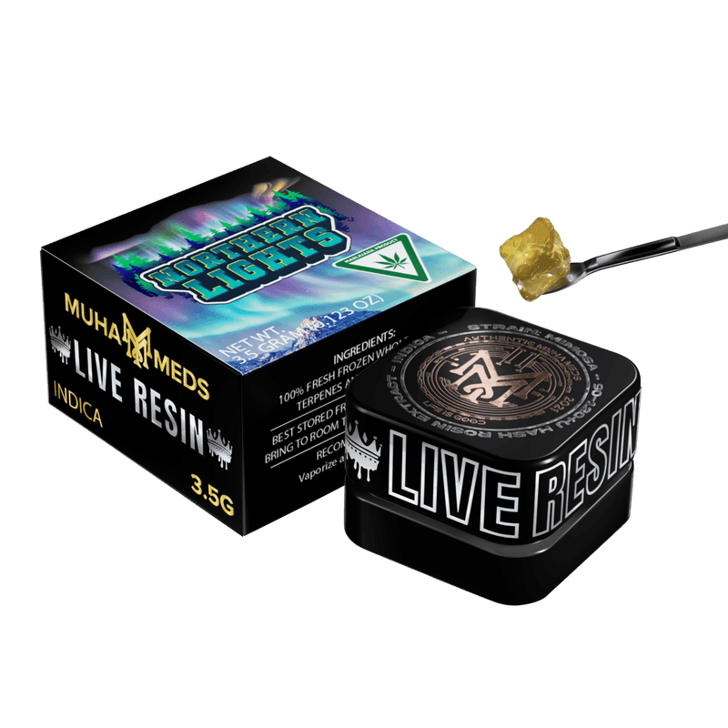 Photograph of product: Muha Meds Live Resin | Northern Lights - Oui'd