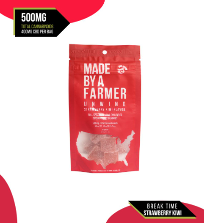 Photograph of product: Made By A Farmer   Unwind Cbd Nano Gummy