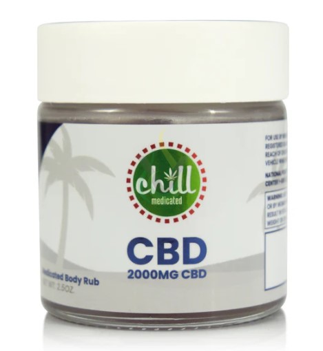 Photograph of product: Chill Medicated CBD Body Rub 2000mg