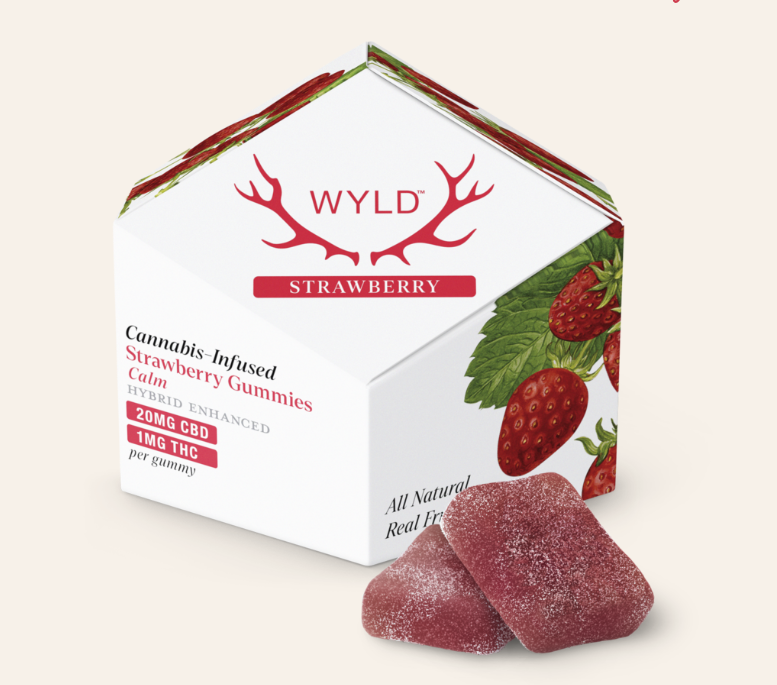 Photograph of product: Wyld Strawberry CBD Gummies