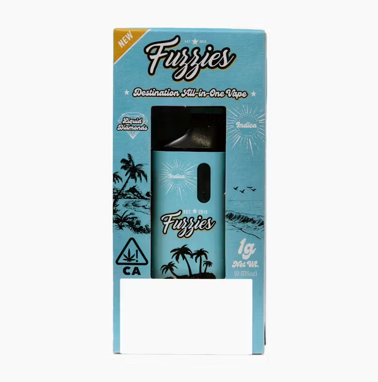 Photograph of product: God's Gift (I) Liquid Diamonds ALL-IN-ONE Vape 1g - Fuzzies