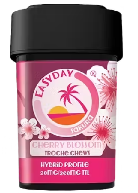 Photograph of product: Easyday: Cherry Blossom 200MG Gummies (10x20mg)