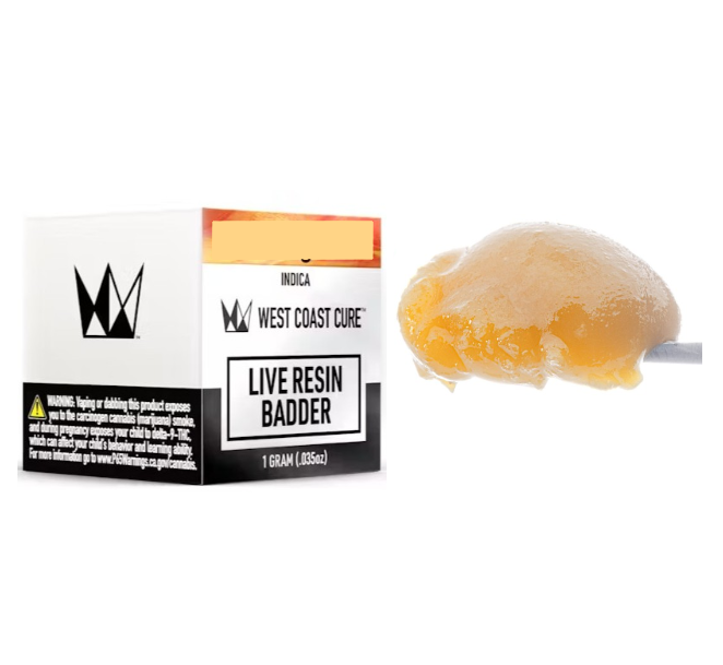 Photograph of product: RAINBOW BELTS - 1G LIVE RESIN BADDER