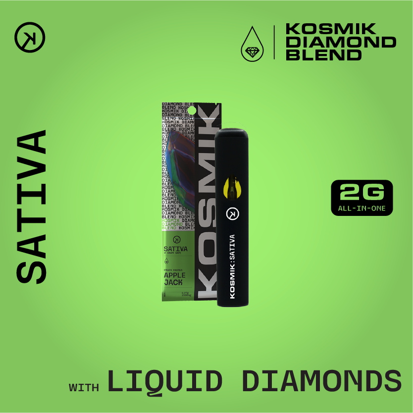 Photograph of product: Kosmik Diamond Vape Apple Jack | 2g