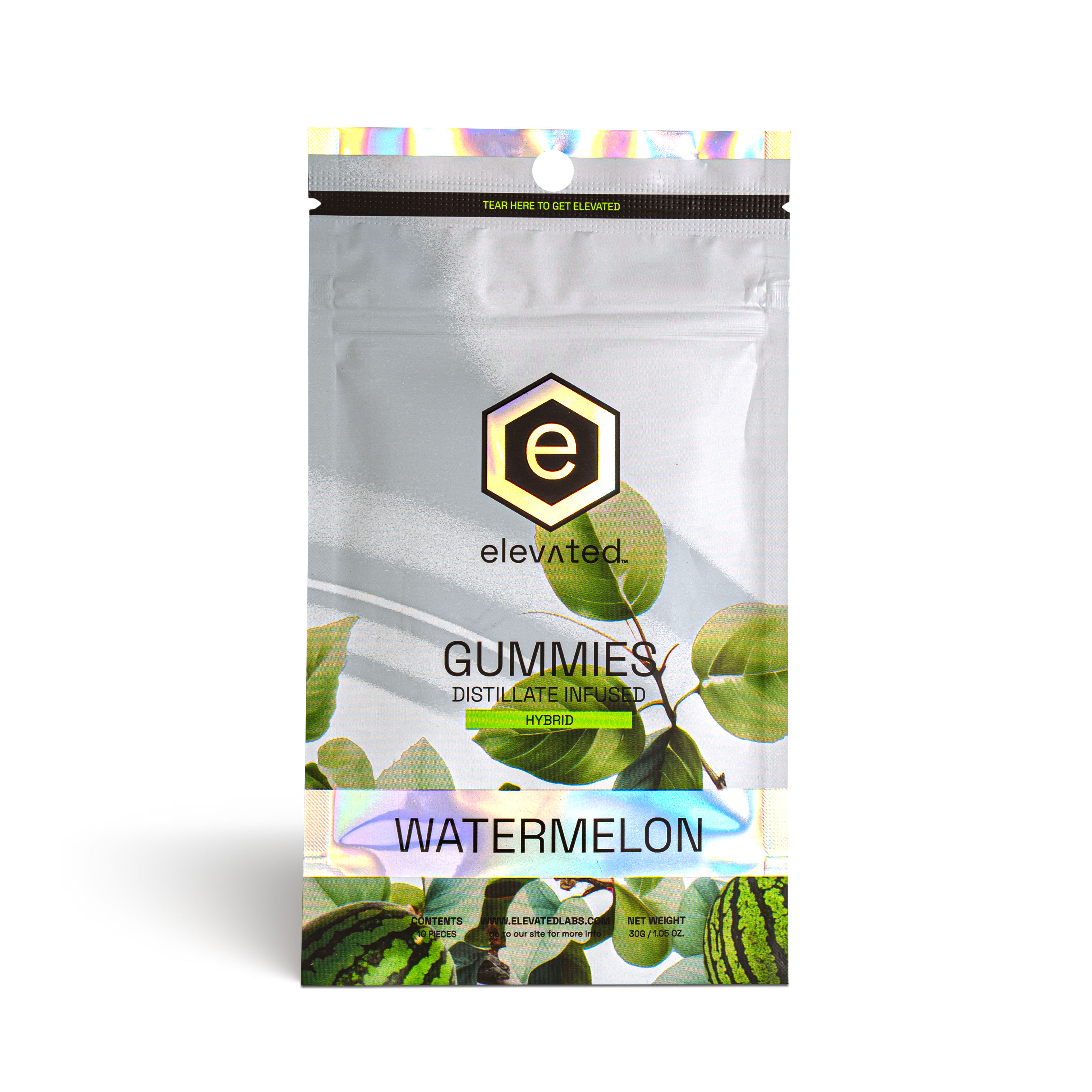 Photograph of product: Watermelon Gummies (Hybrid) - 100mg