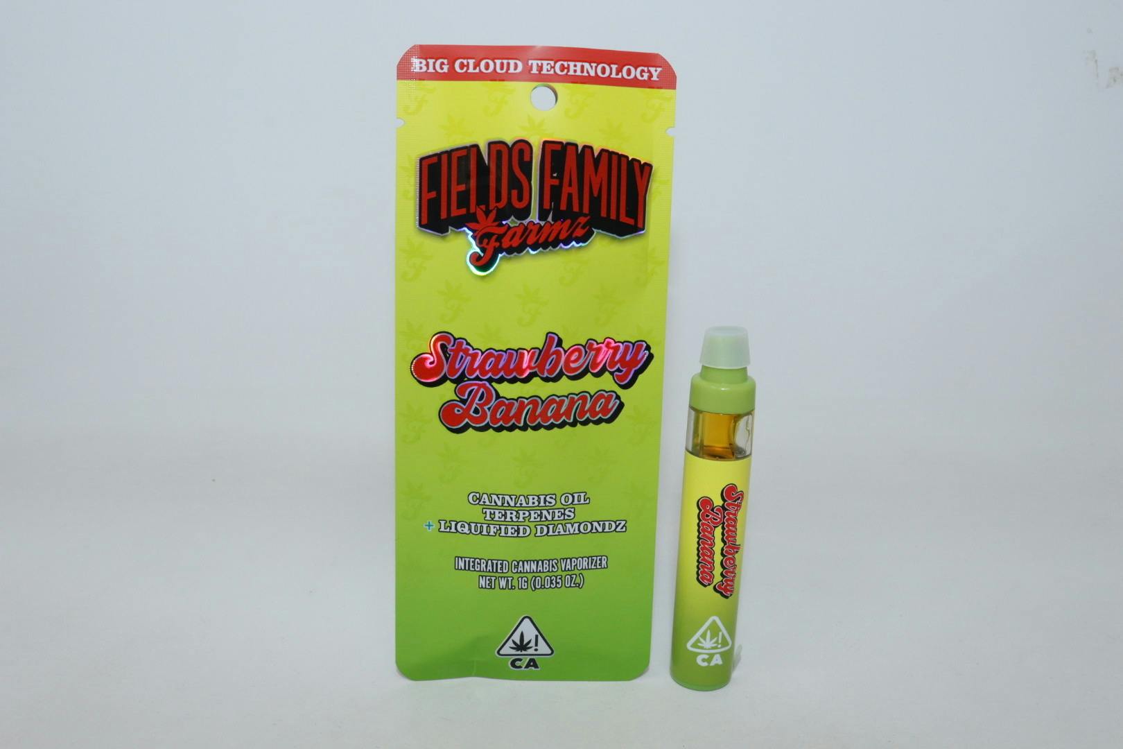 Photograph of product: STRAWBERRY BANANA READY TO USE CART - 1 G