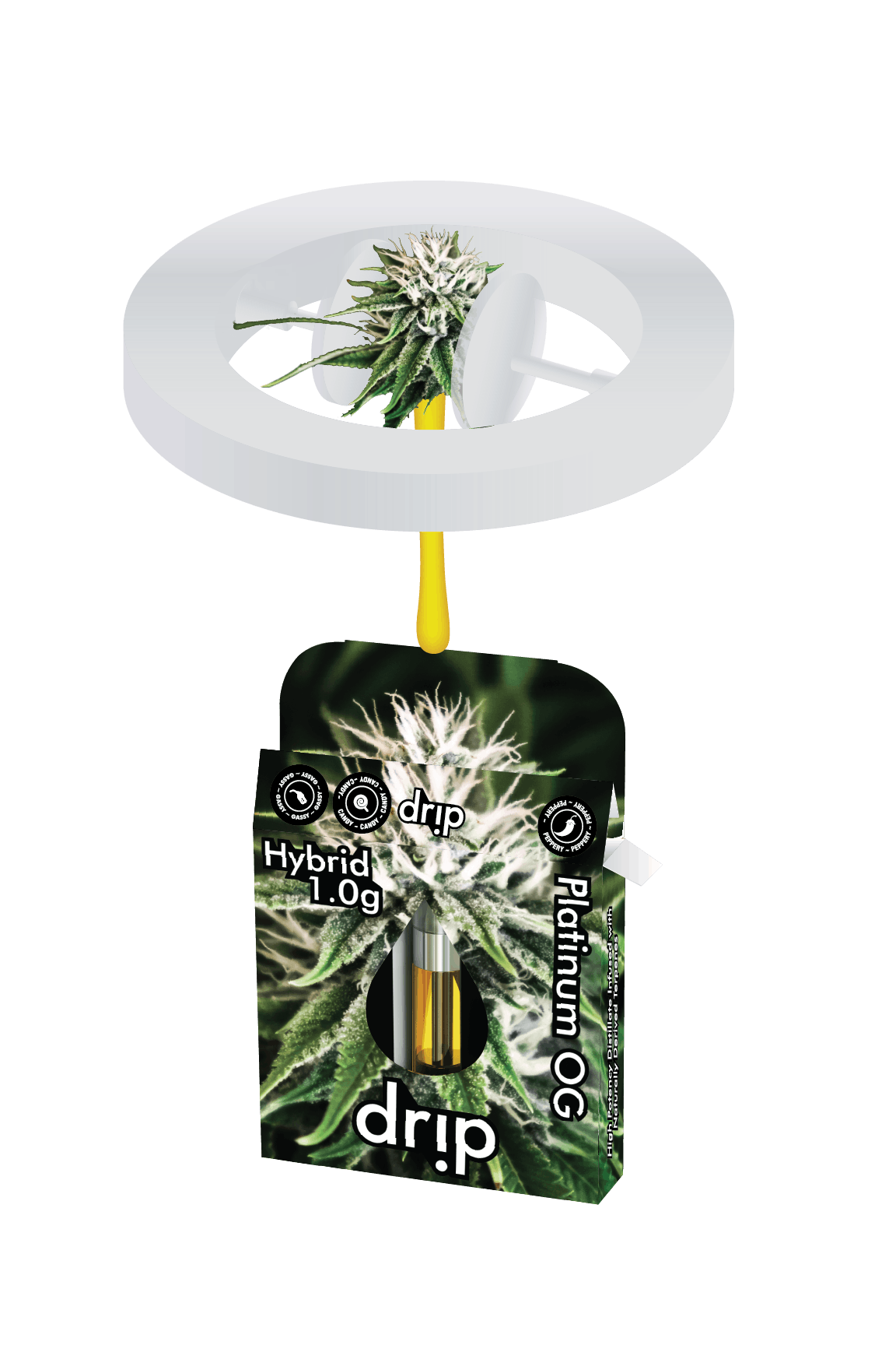 Photograph of product: Drip 510 Cartridge | Platinum OG