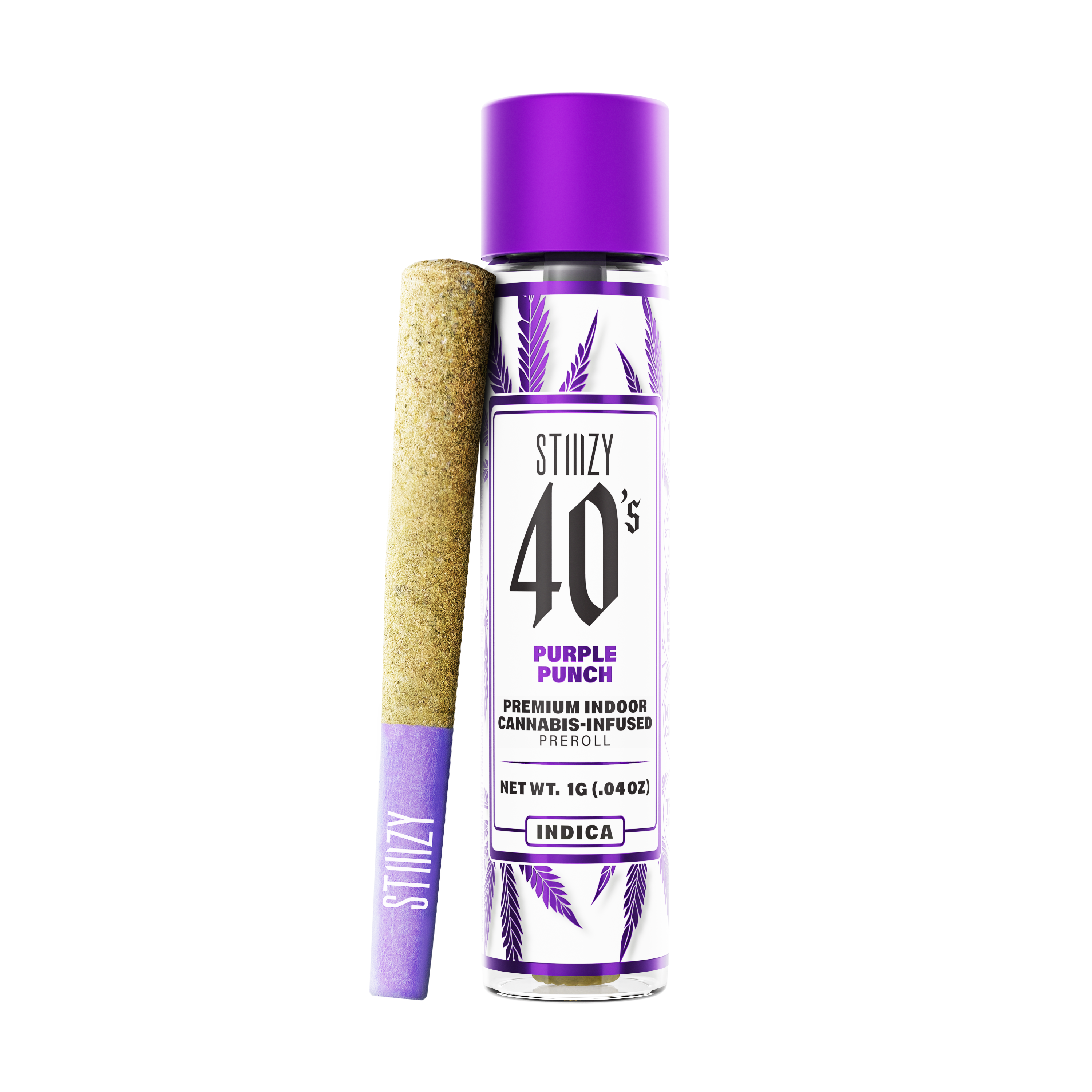 Photograph of product: Stiiizy | Purple Punch | Infused Pre-Roll | 1g