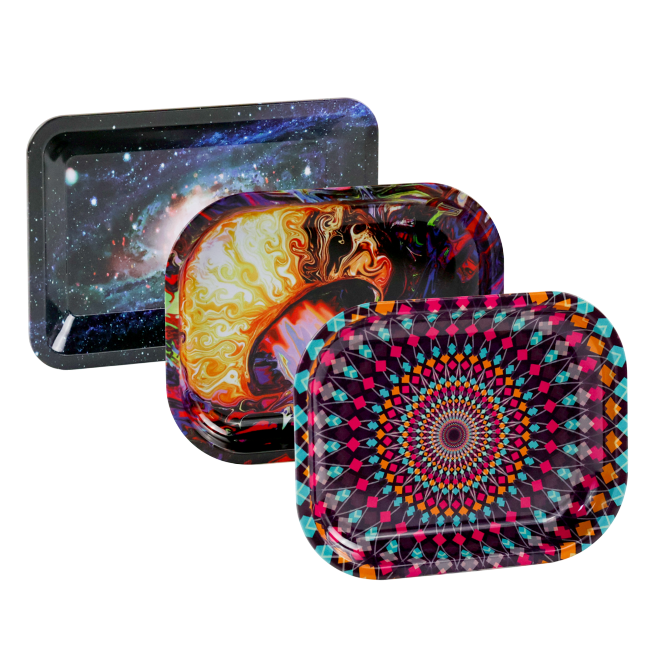 Photograph of product: Psychedelic Rolling Tray | 7"x5.5"