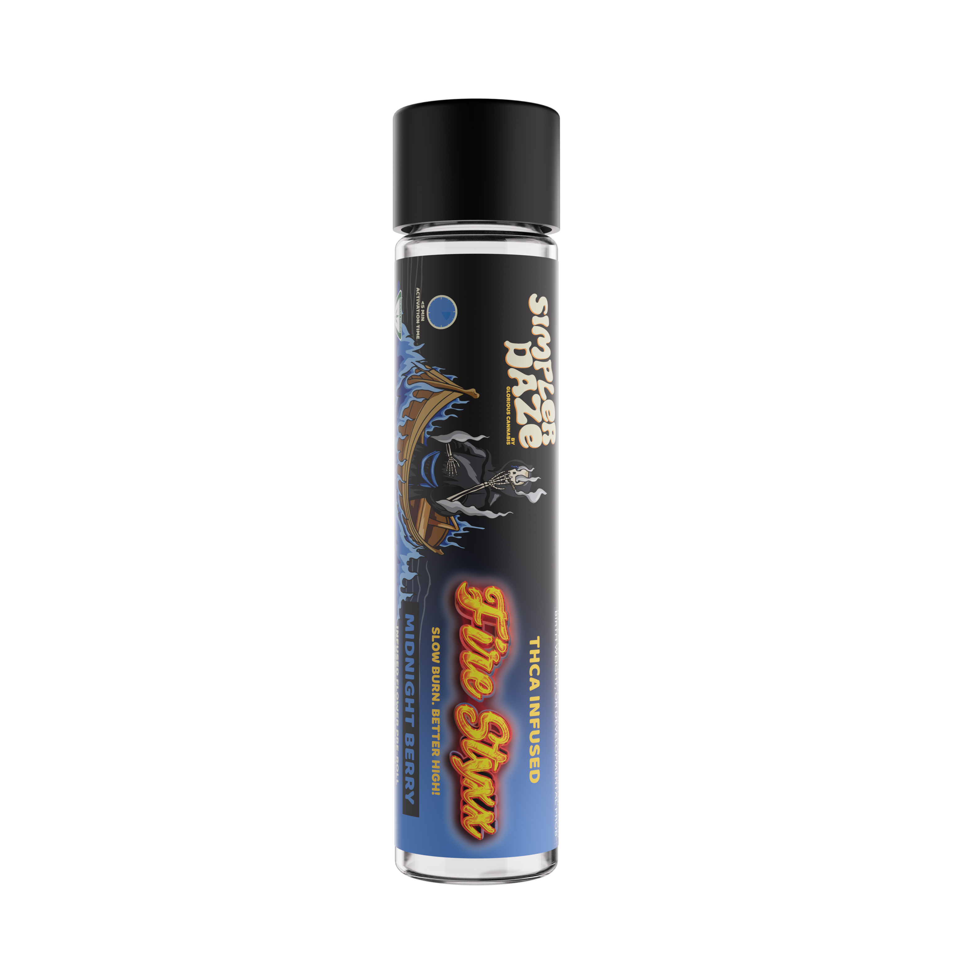 Photograph of product: Distillate Infused Preroll - Midnight Berry