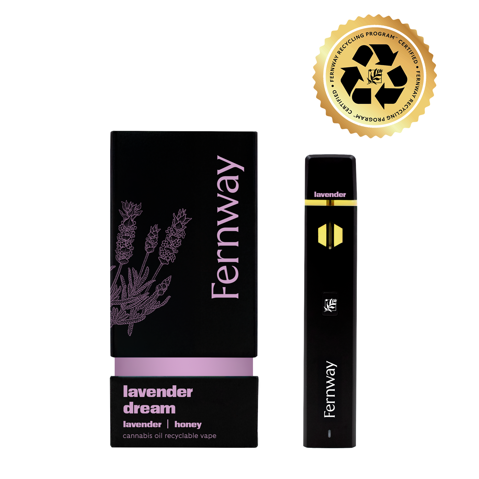 Photograph of product: Fernway Vape Traveler 2g- Lavender Dream