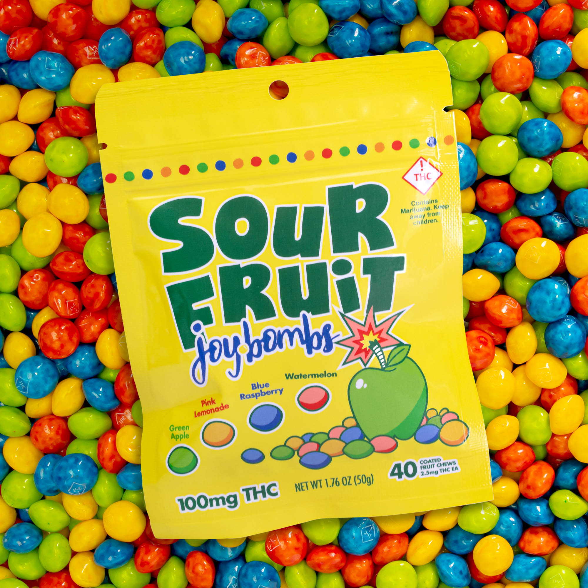 Photograph of product: Joy Bombs - Joyibles - - Sour Fruit