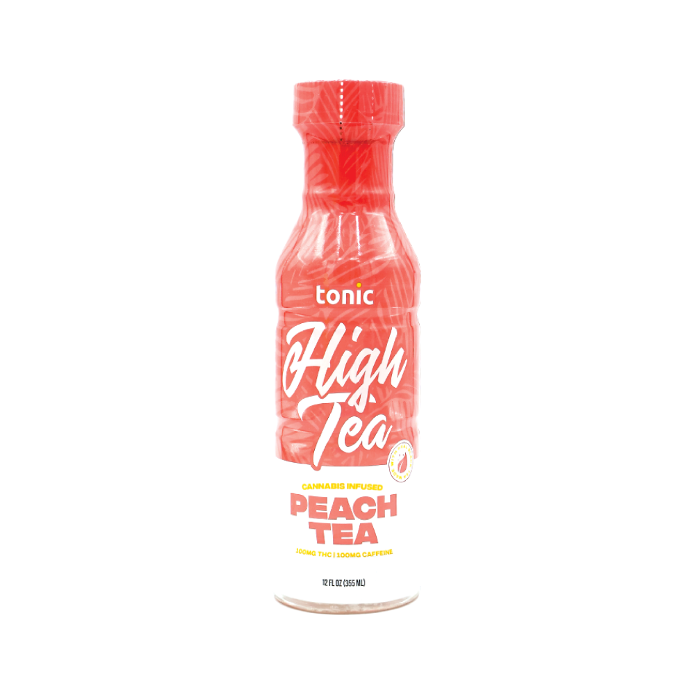 Photograph of product: Peach High Tea | 100mg | 12oz Beverage | Tonic