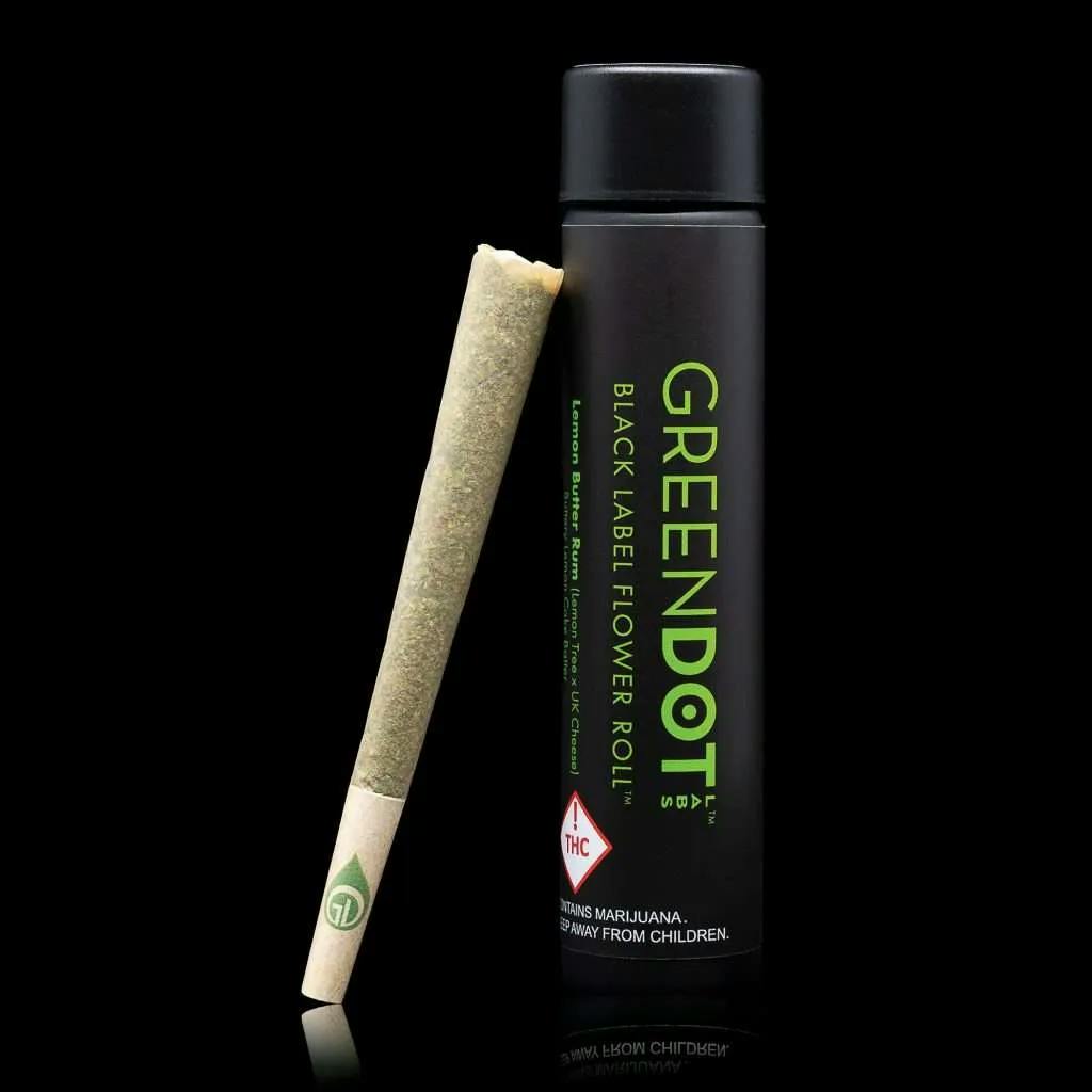 Photograph of product: Green Dot Labs - Preroll - 1g - - Screaming OG